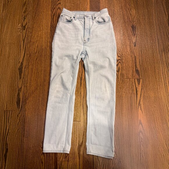 ACNE Blå Konst Light Wash Denim Jeans - Picture 1 of 4